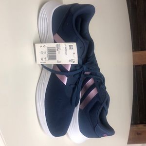 Girl's Adidas Lite Racer 2.0 K Navy Blue/Pink Sz 6